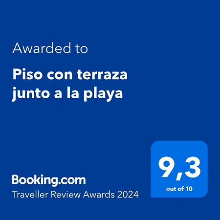 Piso Con Terraza Junto A La Playa Apartamento